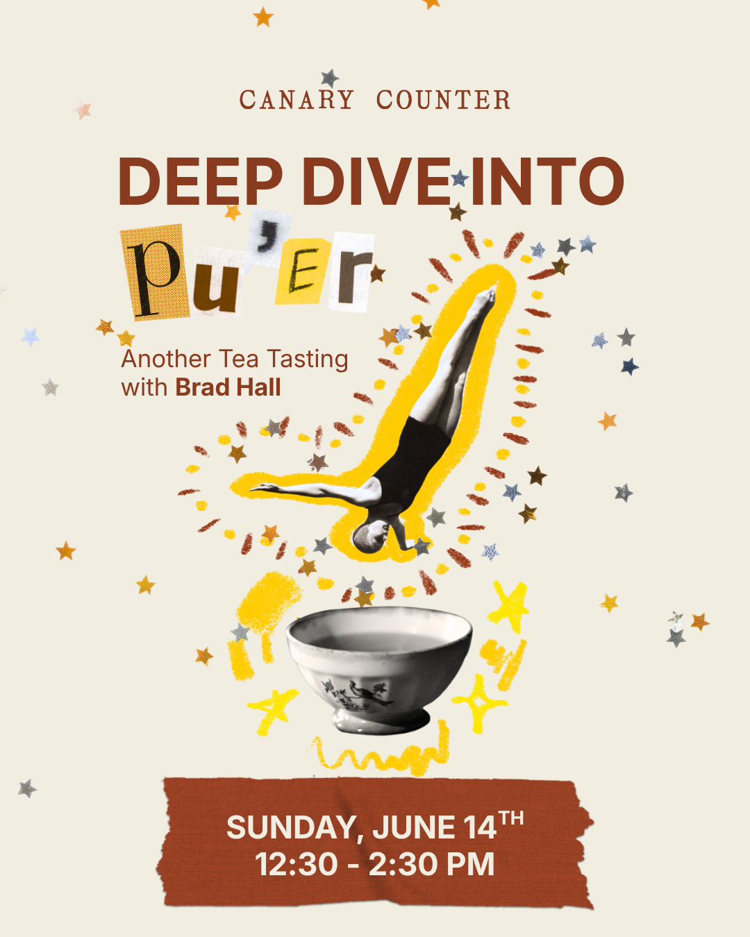 Your Cups of Tea with Brad Hall 'Deep dive into Pu'er' — Sunday, JUNE 14th