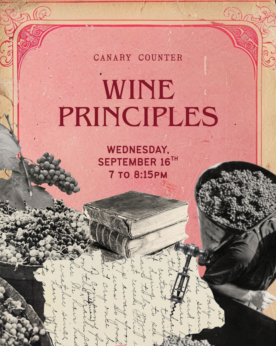 Wine Principles — Wed, September 16th